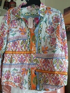 Philosophy di Lorenzo Serafini Multicolor Floral Button-Front Very Lightweight